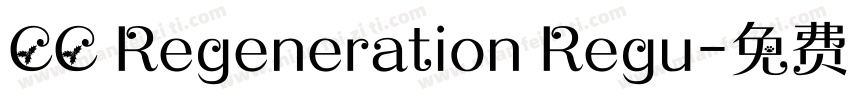 CC Regeneration Regu字体转换